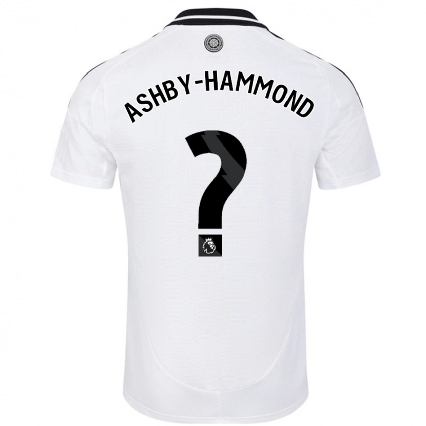 Danxen Kinderen Luca Ashby-Hammond #0 Wit Thuisshirt Thuistenue 2024/25 T-Shirt
