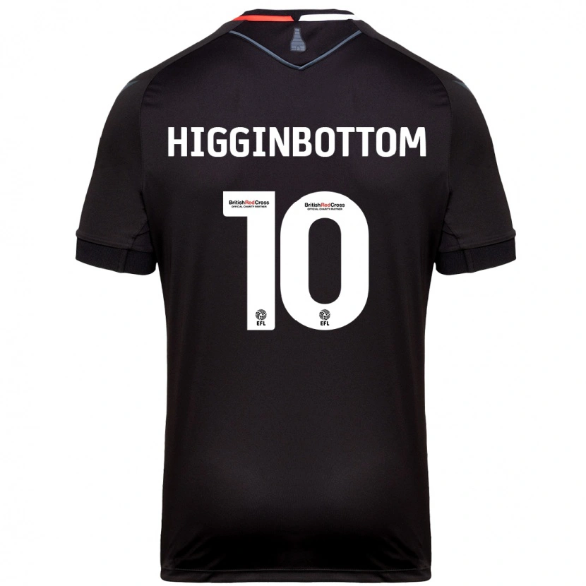 Danxen Kinderen Alice Higginbottom #10 Zwart Uitshirt Uittenue 2024/25 T-Shirt