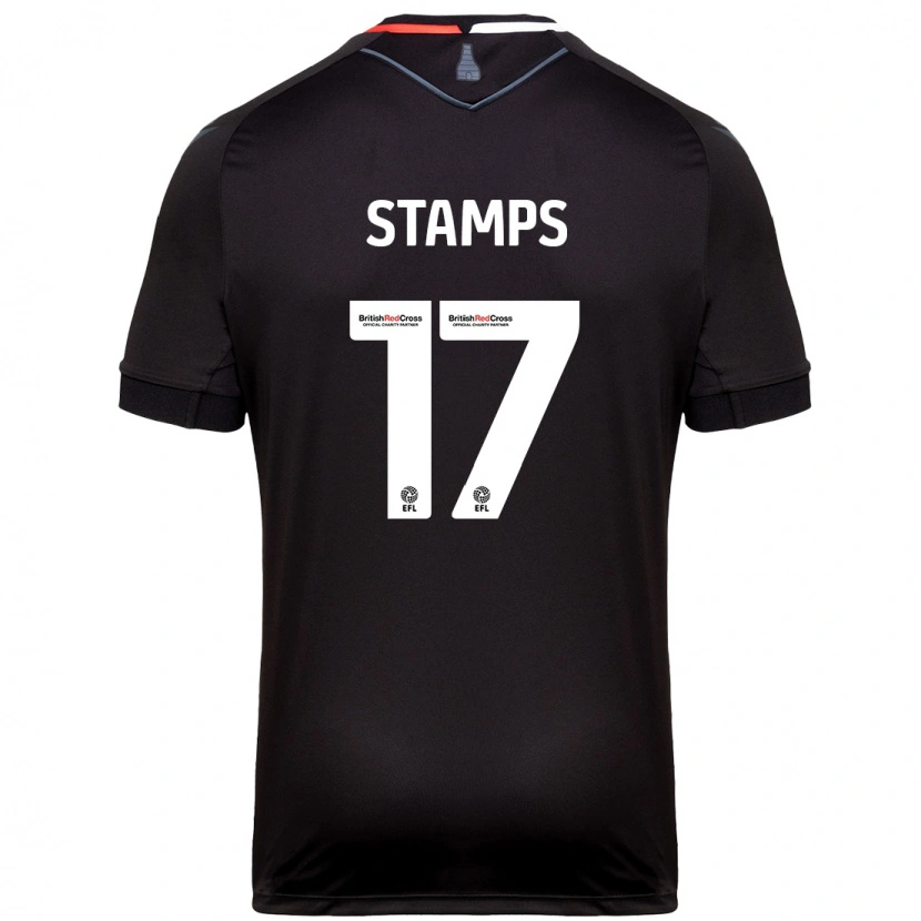 Danxen Kinderen Shannon Stamps #17 Zwart Uitshirt Uittenue 2024/25 T-Shirt
