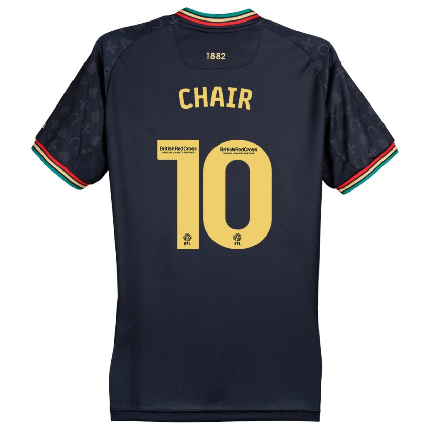 Danxen Kinderen Ilias Chair #10 Donker Marineblauw Uitshirt Uittenue 2024/25 T-Shirt