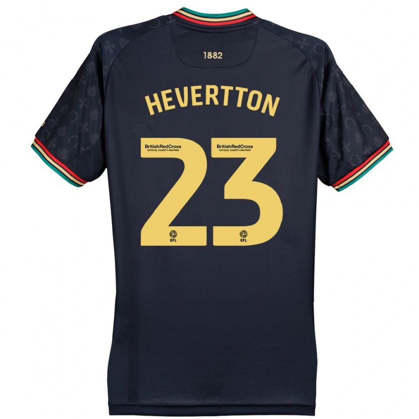 Danxen Kinderen Hevertton #23 Donker Marineblauw Uitshirt Uittenue 2024/25 T-Shirt