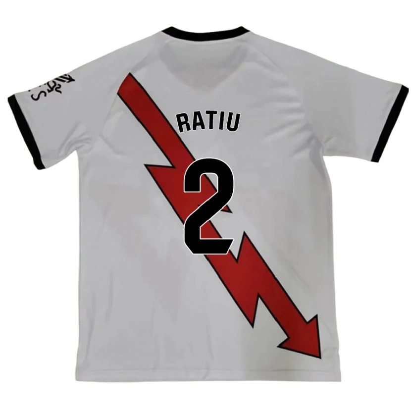 Danxen Kinderen Andrei Rațiu #2 Rood Uitshirt Uittenue 2024/25 T-Shirt