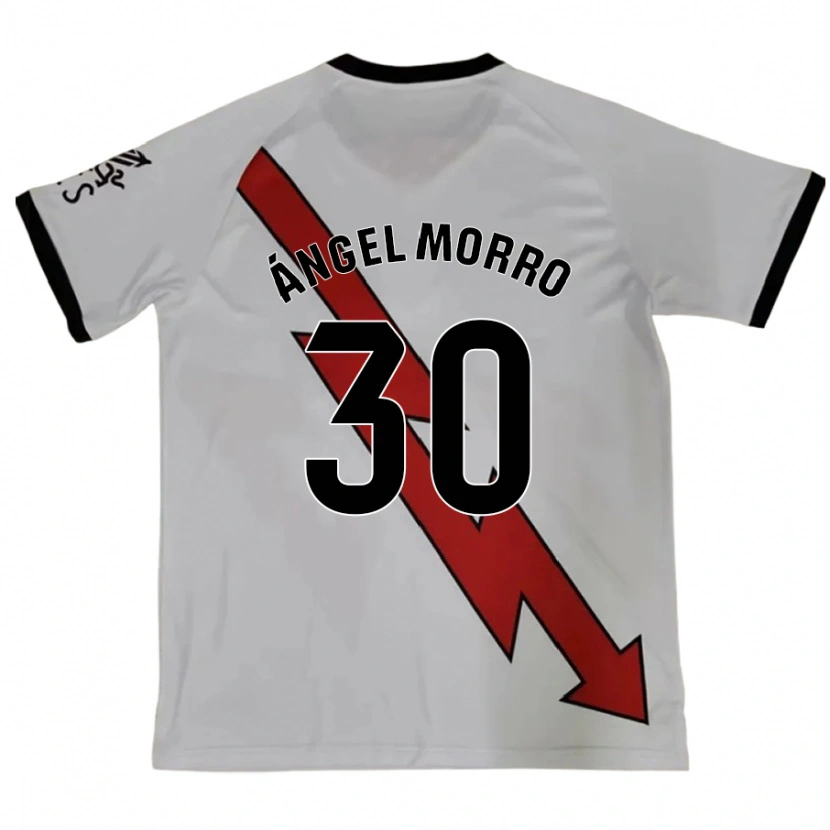 Danxen Kinderen Miguel Ángel Morro #30 Rood Uitshirt Uittenue 2024/25 T-Shirt