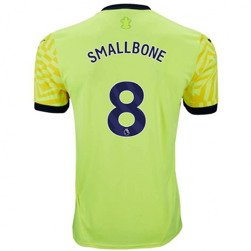 Danxen Kinderen Will Smallbone #8 Geel Uitshirt Uittenue 2024/25 T-Shirt