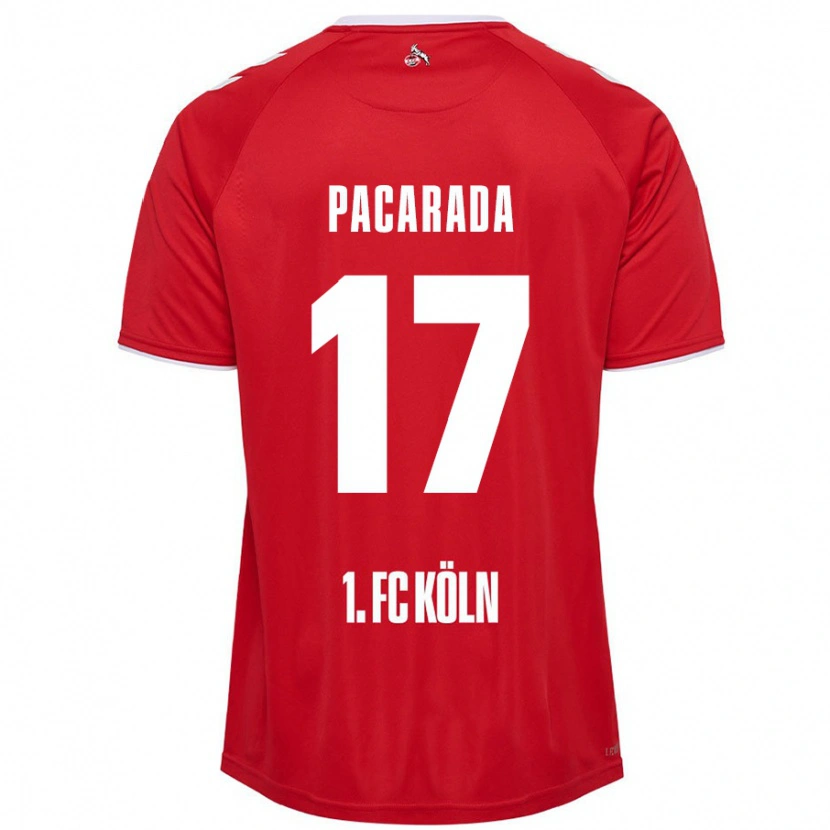 Danxen Kinderen Leart Paçarada #17 Rood Wit Uitshirt Uittenue 2024/25 T-Shirt