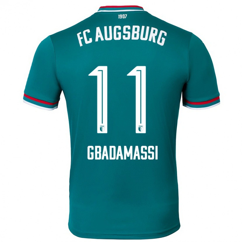 Danxen Kinderen Rayane Gbadamassi #11 Donkergroen Uitshirt Uittenue 2024/25 T-Shirt