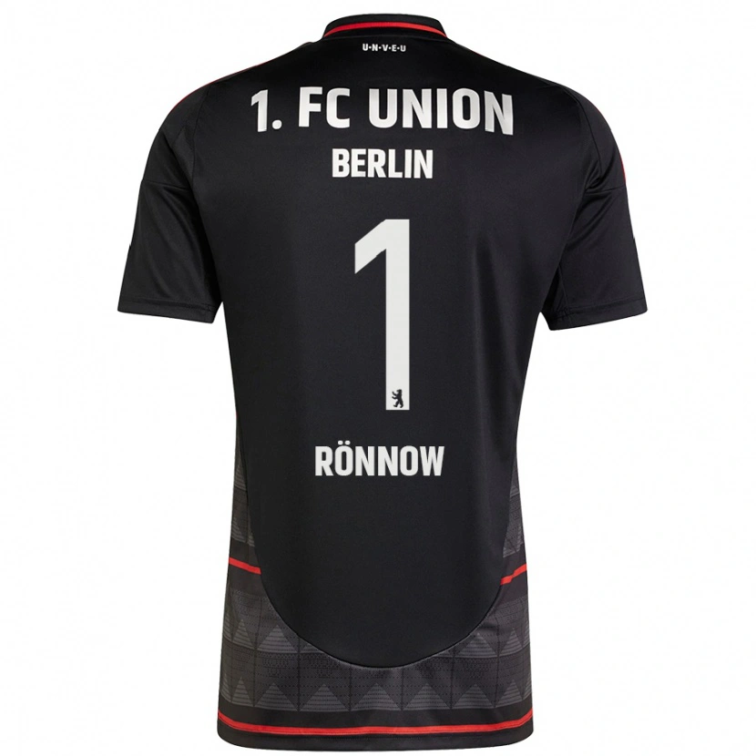 Danxen Kinderen Frederik Rönnow #1 Zwart Uitshirt Uittenue 2024/25 T-Shirt