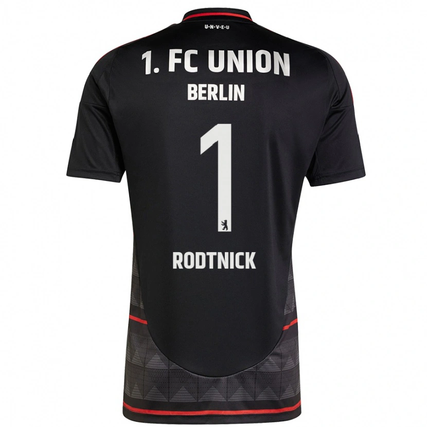Danxen Kinderen Jaden Rodtnick #1 Zwart Uitshirt Uittenue 2024/25 T-Shirt