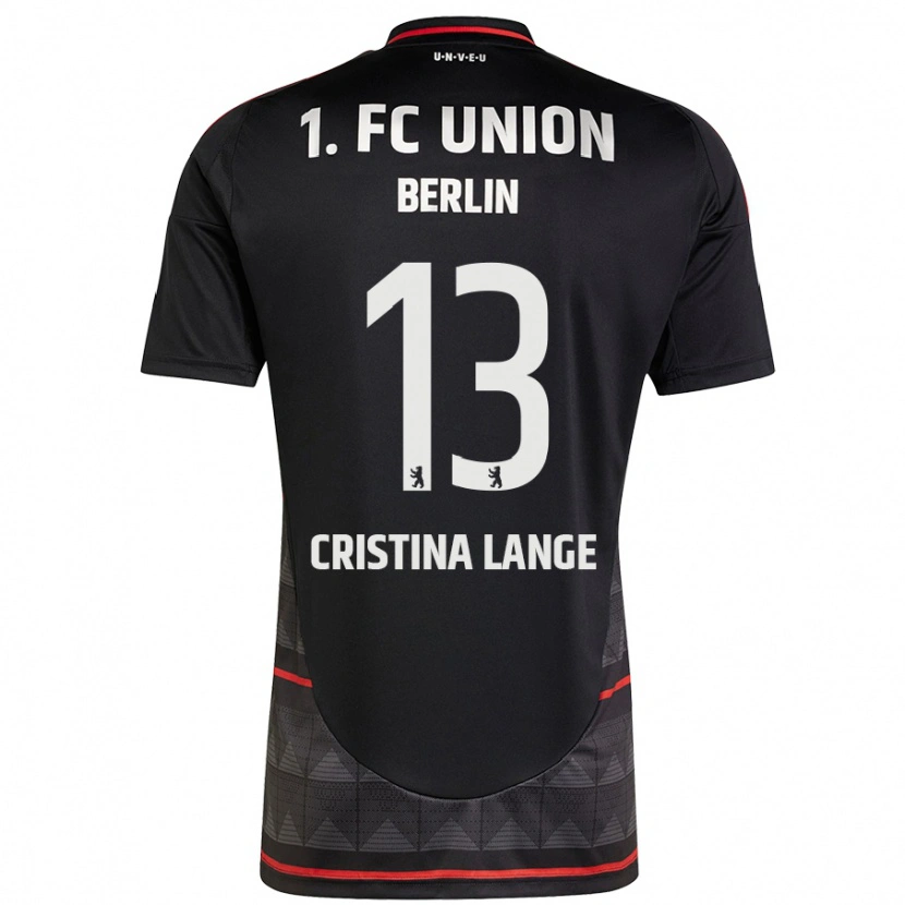 Danxen Kinderen Maria Cristina Lange #13 Zwart Uitshirt Uittenue 2024/25 T-Shirt
