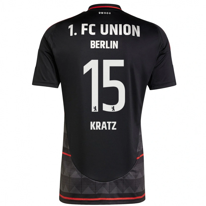 Danxen Kinderen Hannah Kratz #15 Zwart Uitshirt Uittenue 2024/25 T-Shirt