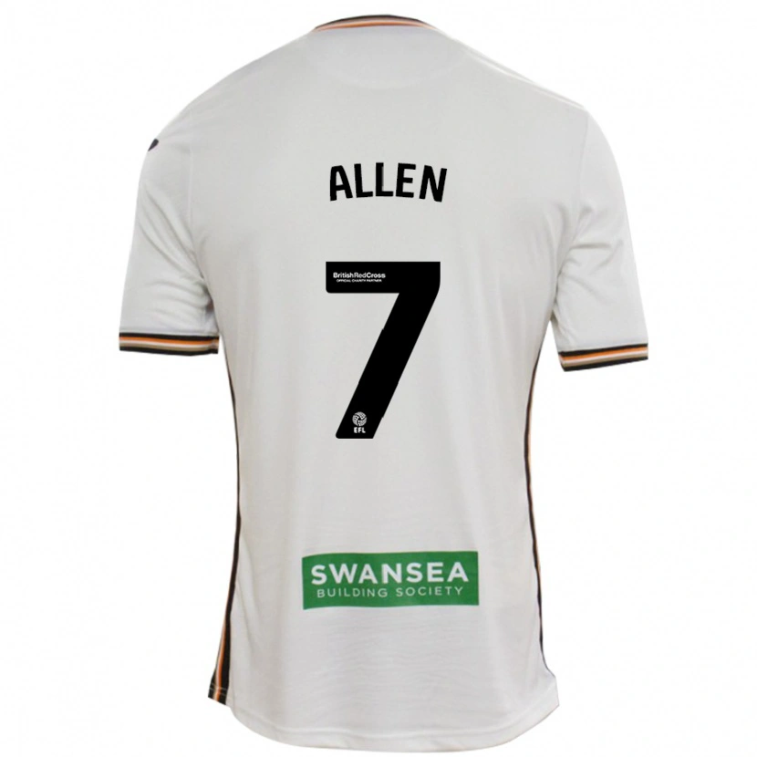 Danxen Heren Joe Allen #7 Wit Thuisshirt Thuistenue 2024/25 T-Shirt