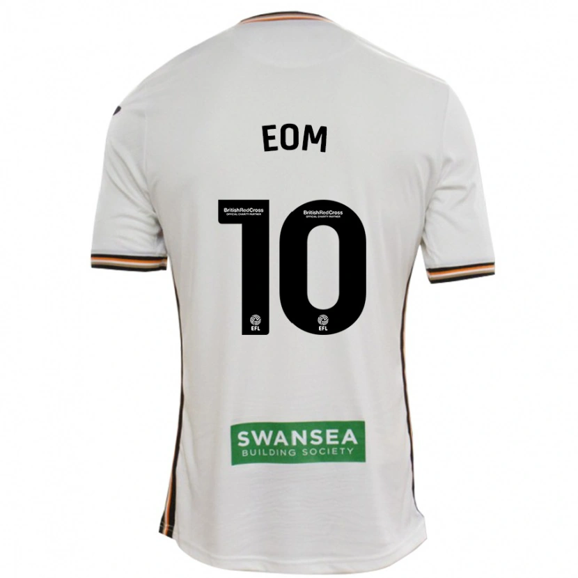 Danxen Heren Ji-Sung Eom #10 Wit Thuisshirt Thuistenue 2024/25 T-Shirt