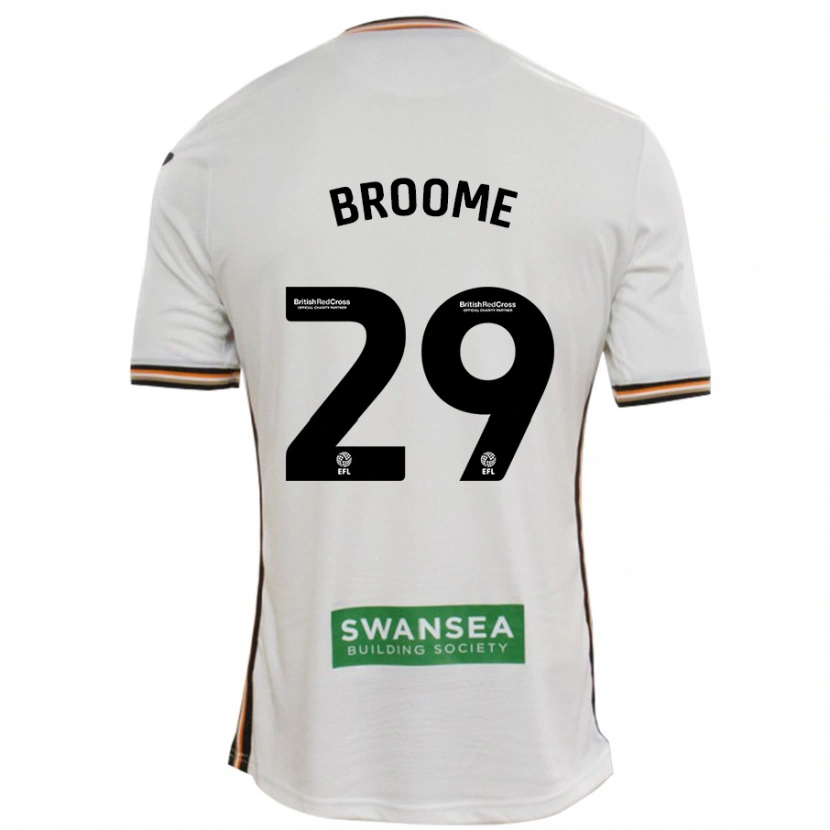 Danxen Heren Nathan Broome #29 Wit Thuisshirt Thuistenue 2024/25 T-Shirt