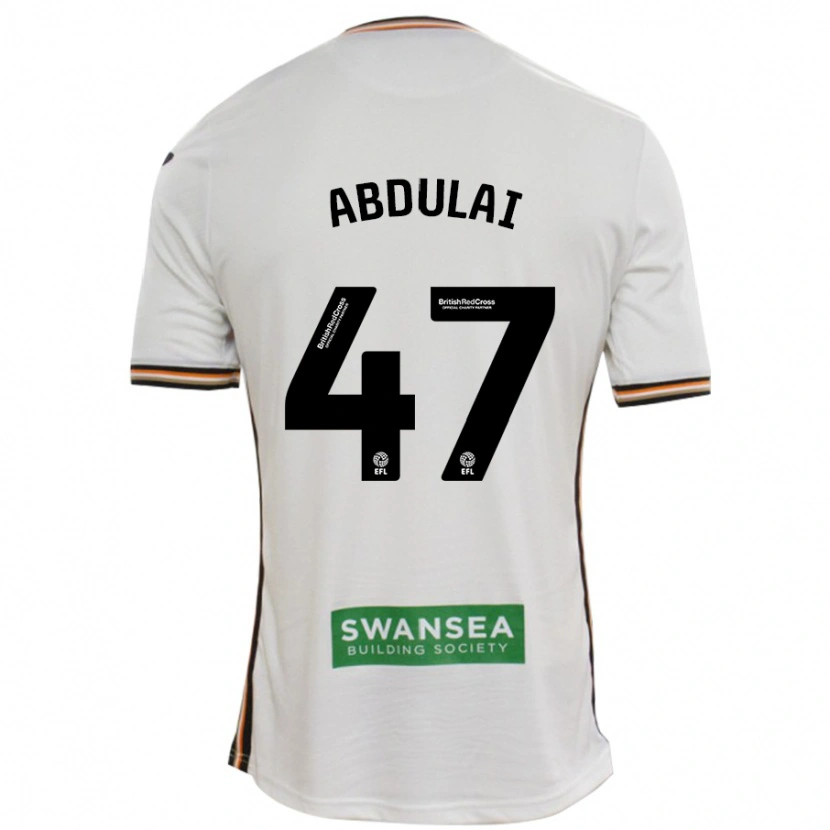 Danxen Heren Azeem Abdulai #47 Wit Thuisshirt Thuistenue 2024/25 T-Shirt