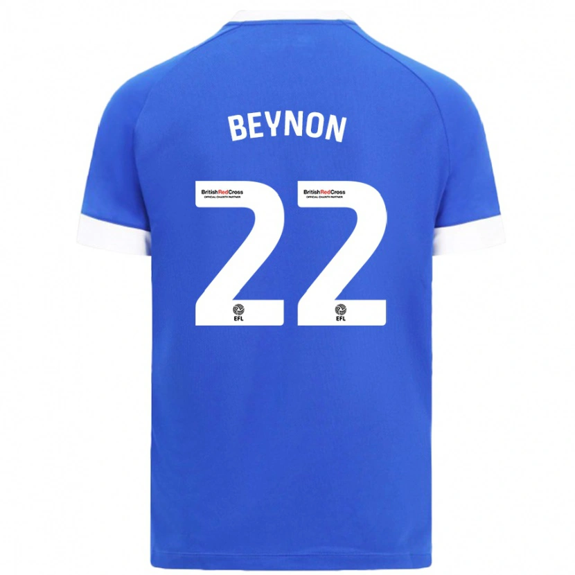 Danxen Heren Emma Beynon #22 Hemelsblauw Thuisshirt Thuistenue 2024/25 T-Shirt