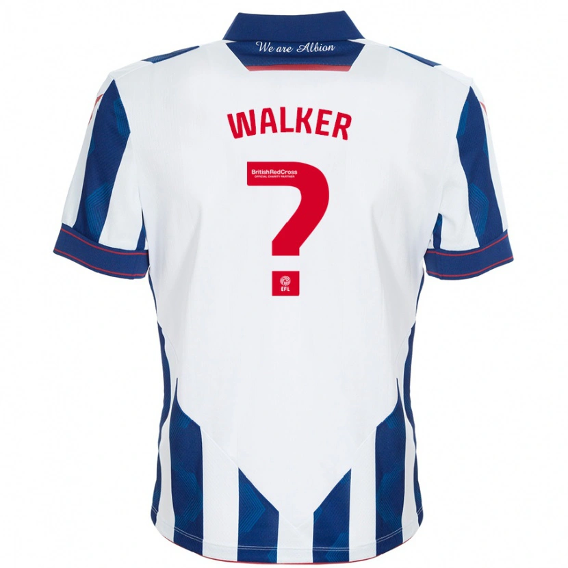 Danxen Heren Adriel Walker #0 Wit Donkerblauw Thuisshirt Thuistenue 2024/25 T-Shirt