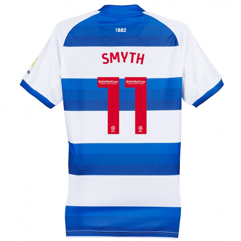Danxen Heren Paul Smyth #11 Wit Blauw Thuisshirt Thuistenue 2024/25 T-Shirt
