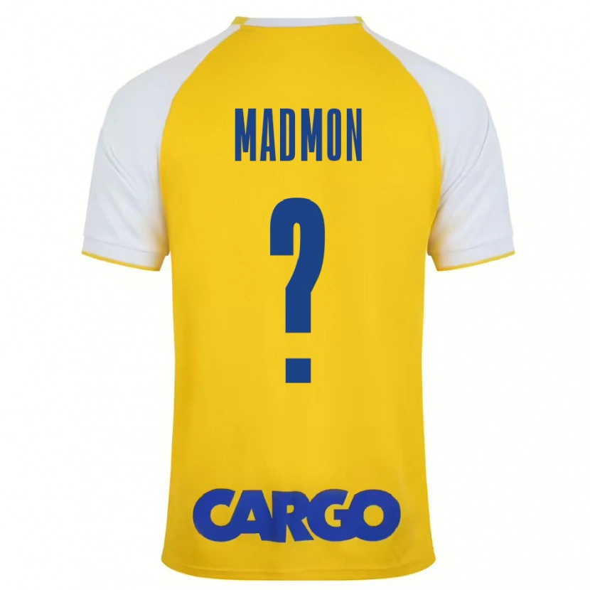 Danxen Heren Elad Madmon #0 Geel Wit Thuisshirt Thuistenue 2024/25 T-Shirt
