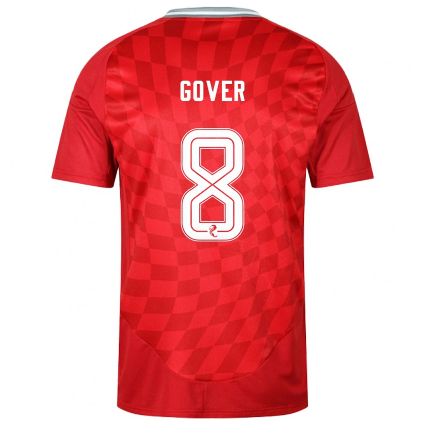 Danxen Heren Chloe Gover #8 Rood Thuisshirt Thuistenue 2024/25 T-Shirt