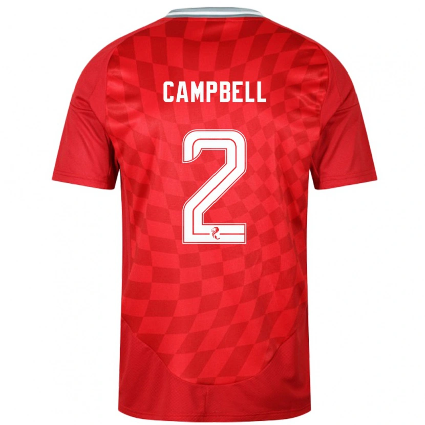 Danxen Heren Loren Campbell #2 Rood Thuisshirt Thuistenue 2024/25 T-Shirt