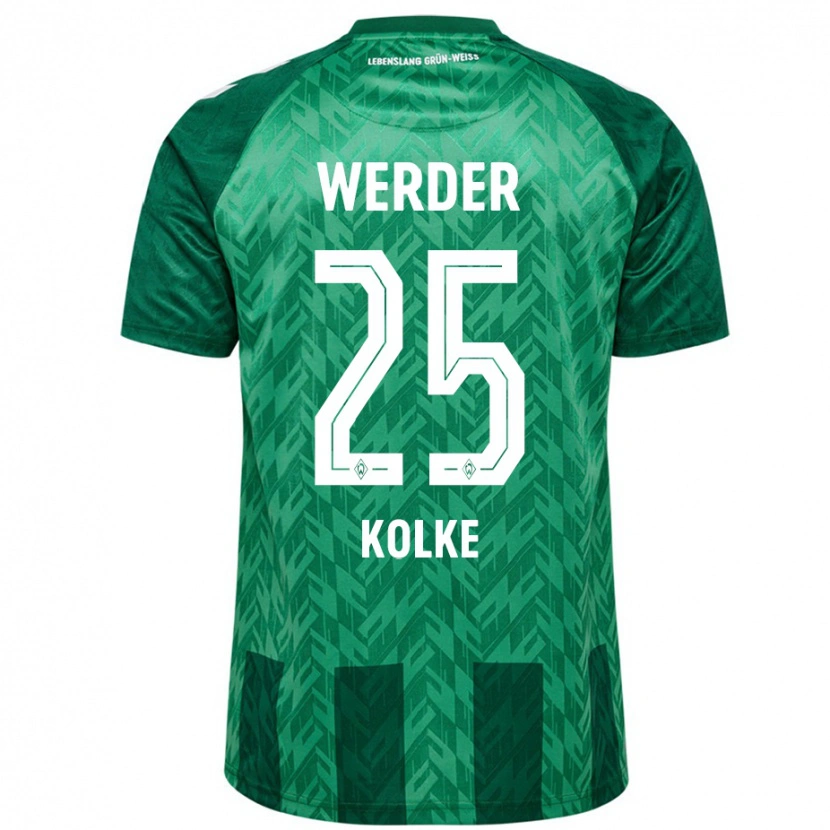 Danxen Heren Markus Kolke #25 Groen Thuisshirt Thuistenue 2024/25 T-Shirt