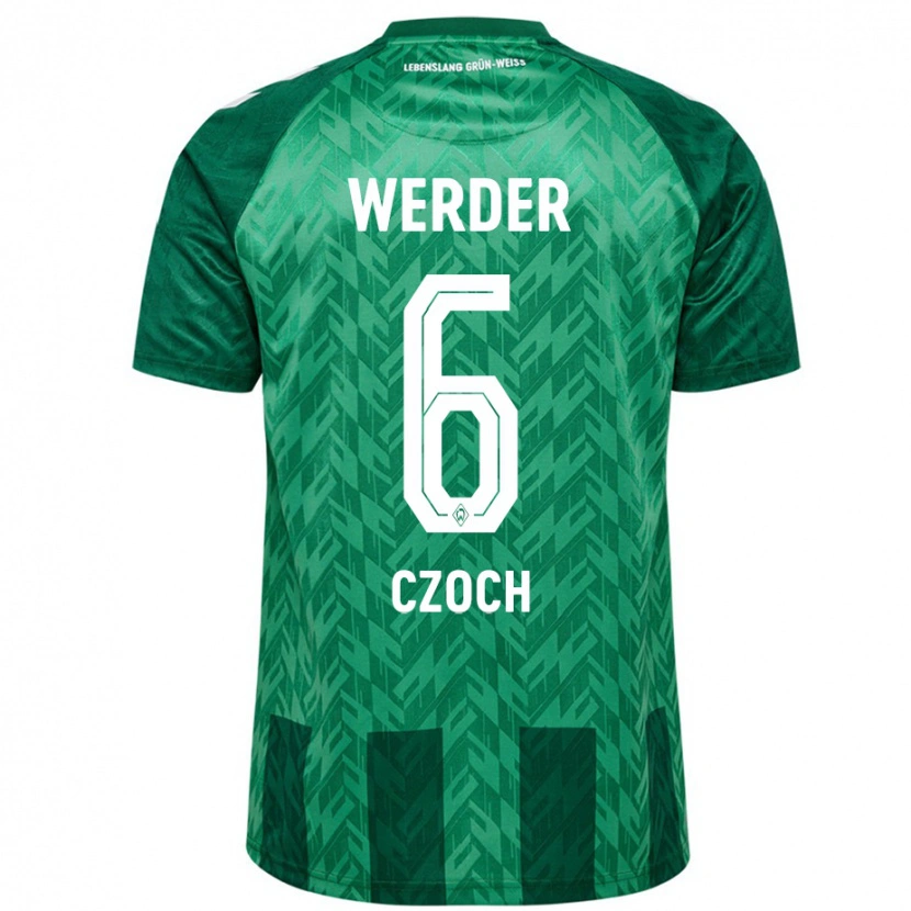 Danxen Heren Mike Czoch #6 Groen Thuisshirt Thuistenue 2024/25 T-Shirt