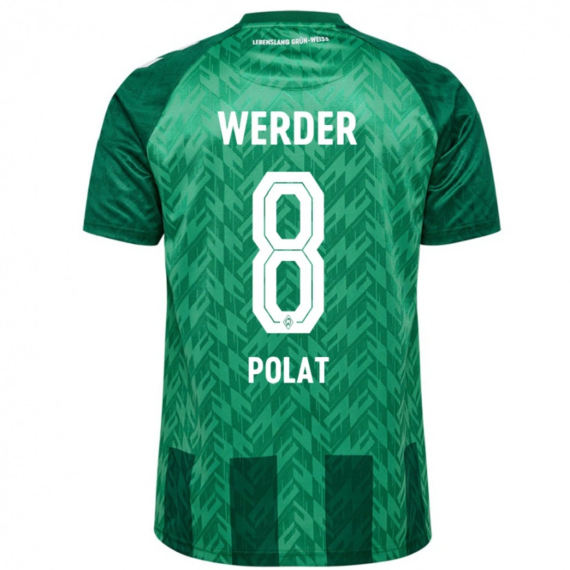 Danxen Heren Mikail Polat #8 Groen Thuisshirt Thuistenue 2024/25 T-Shirt