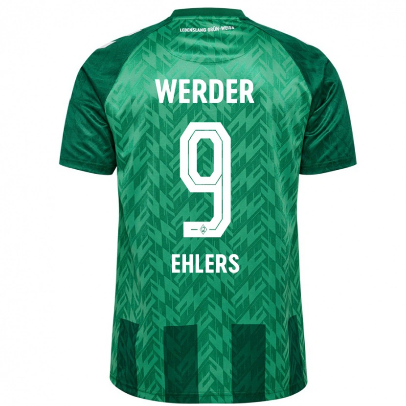 Danxen Heren Jannic Ehlers #9 Groen Thuisshirt Thuistenue 2024/25 T-Shirt