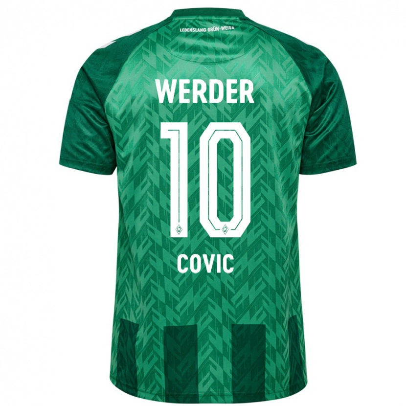 Danxen Heren Patrice Covic #10 Groen Thuisshirt Thuistenue 2024/25 T-Shirt