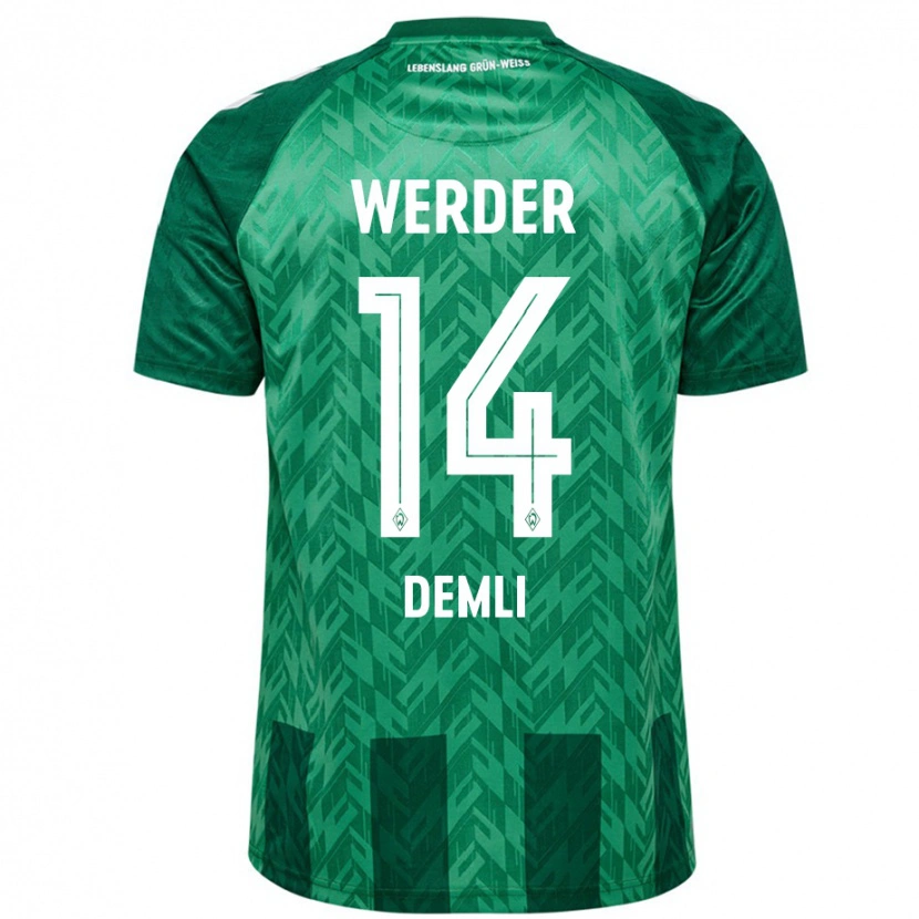 Danxen Heren Rezan Demli #14 Groen Thuisshirt Thuistenue 2024/25 T-Shirt