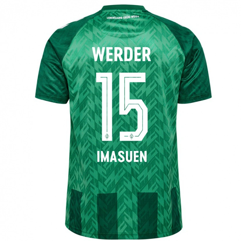 Danxen Heren Joel Imasuen #15 Groen Thuisshirt Thuistenue 2024/25 T-Shirt