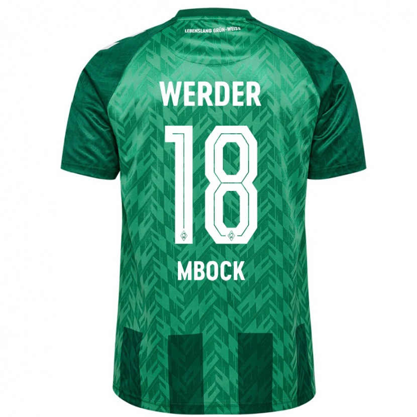 Danxen Heren Princewill Mbock #18 Groen Thuisshirt Thuistenue 2024/25 T-Shirt