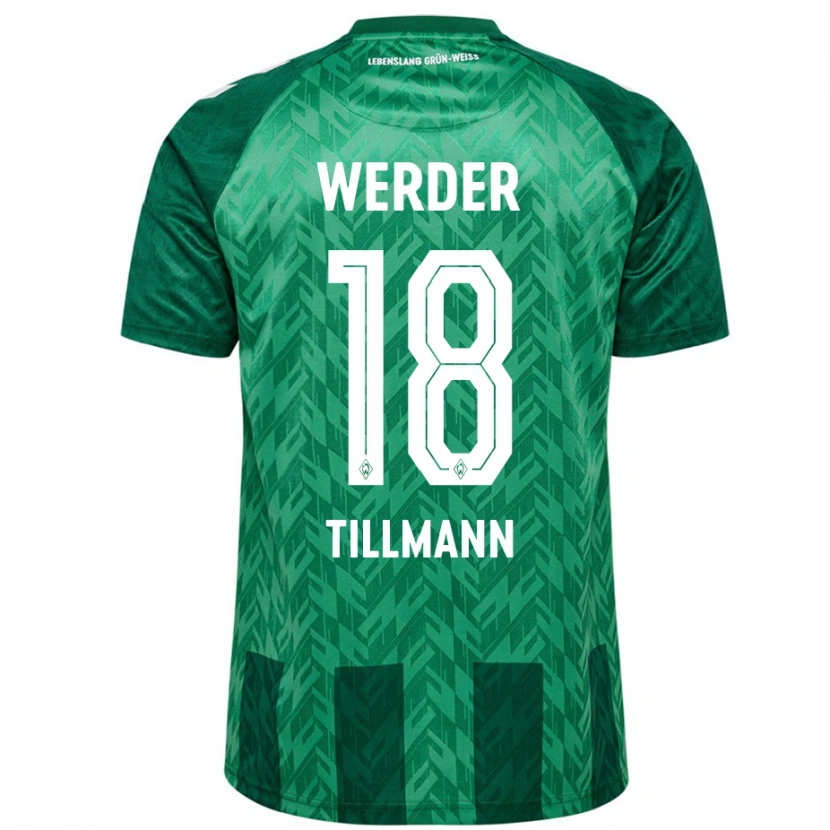 Danxen Heren Felix Tillmann #18 Groen Thuisshirt Thuistenue 2024/25 T-Shirt