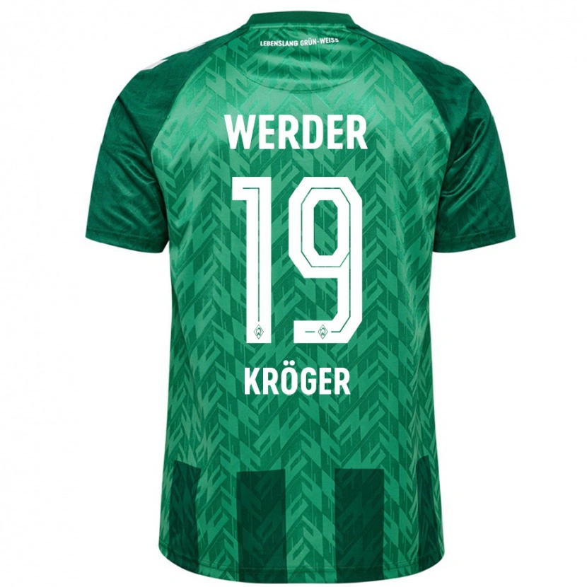 Danxen Heren Moritz Kröger #19 Groen Thuisshirt Thuistenue 2024/25 T-Shirt