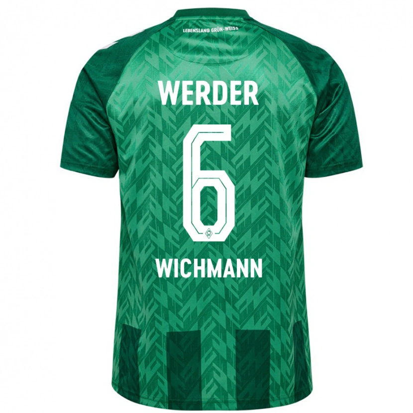 Danxen Heren Reena Wichmann #6 Groen Thuisshirt Thuistenue 2024/25 T-Shirt