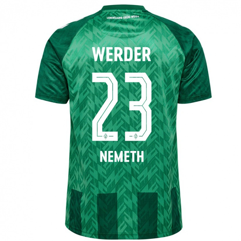 Danxen Heren Hanna Németh #23 Groen Thuisshirt Thuistenue 2024/25 T-Shirt