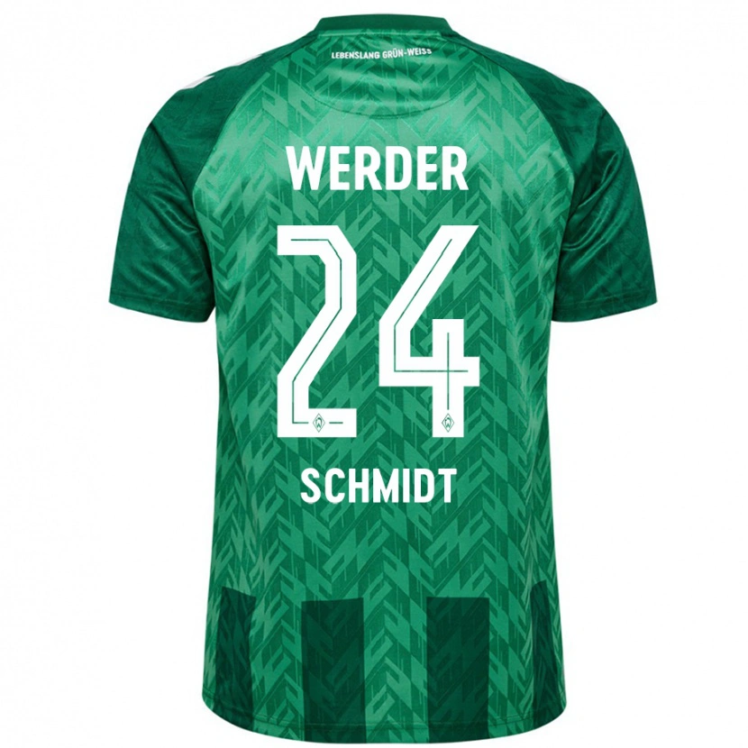 Danxen Heren Lara Schmidt #24 Groen Thuisshirt Thuistenue 2024/25 T-Shirt