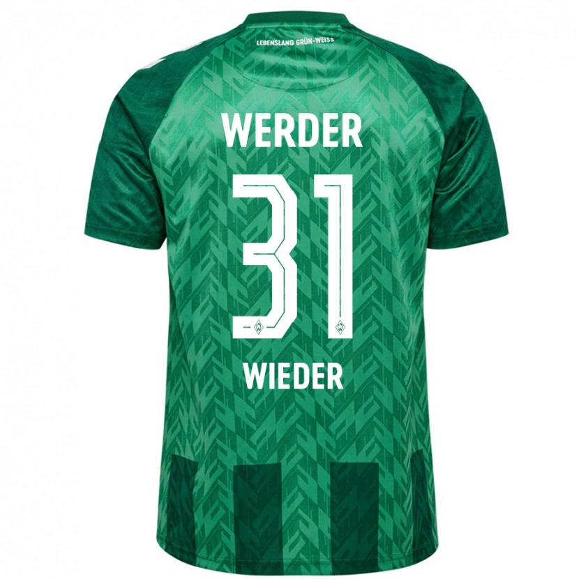 Danxen Heren Verena Wieder #31 Groen Thuisshirt Thuistenue 2024/25 T-Shirt