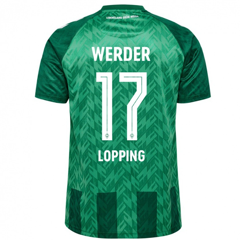 Danxen Heren Jakob Löpping #17 Groen Thuisshirt Thuistenue 2024/25 T-Shirt