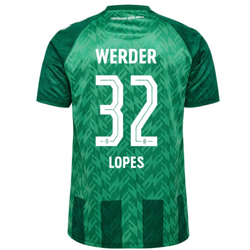 Danxen Heren Eugenio Lopes #32 Groen Thuisshirt Thuistenue 2024/25 T-Shirt