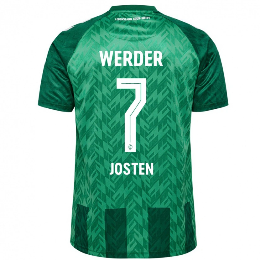 Danxen Heren Lisa Josten #7 Groen Thuisshirt Thuistenue 2024/25 T-Shirt