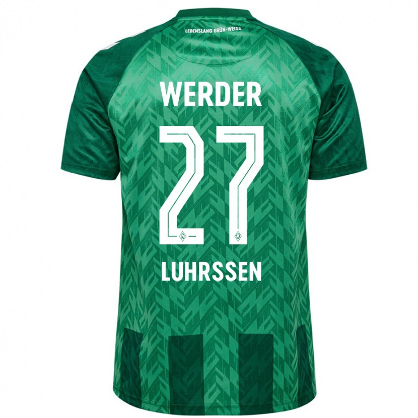 Danxen Heren Nina Luhrssen #27 Groen Thuisshirt Thuistenue 2024/25 T-Shirt