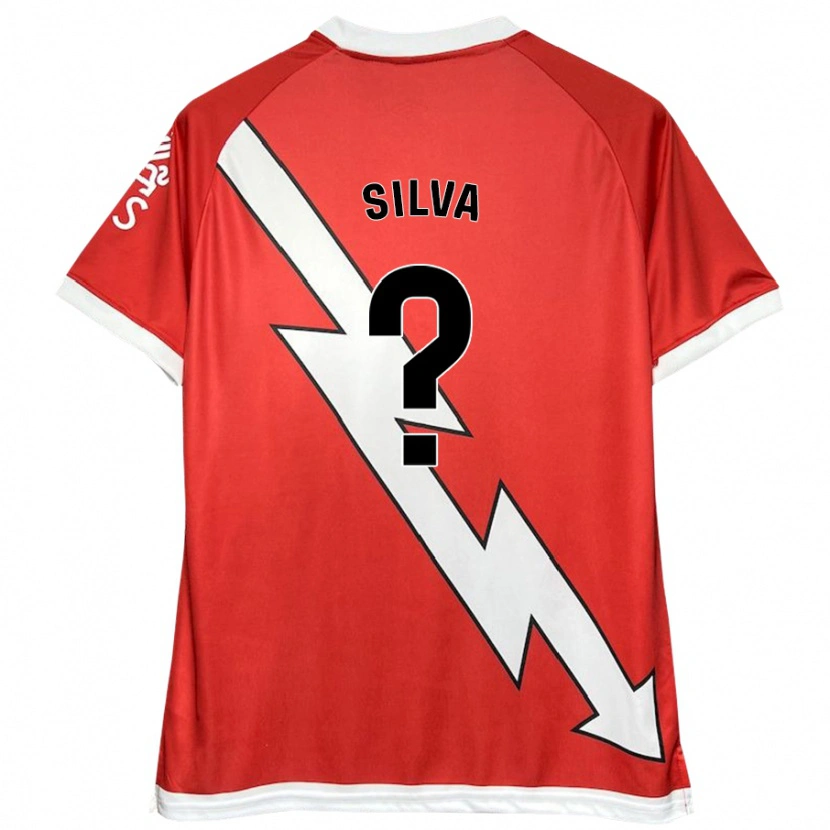 Danxen Heren Santiago Silva #0 Wit Rood Thuisshirt Thuistenue 2024/25 T-Shirt