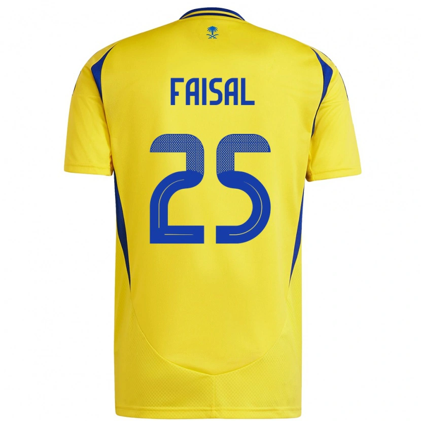 Danxen Heren Samira Faisal #25 Geel Blauw Thuisshirt Thuistenue 2024/25 T-Shirt