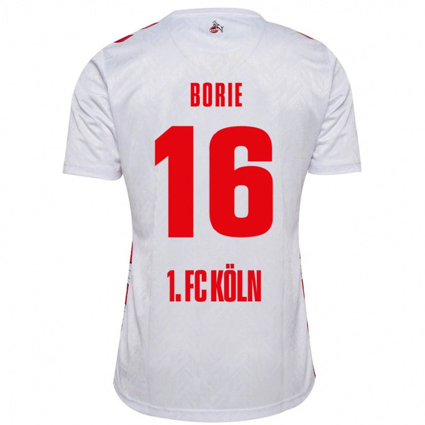 Danxen Heren Etienne Borie #16 Wit Rood Thuisshirt Thuistenue 2024/25 T-Shirt