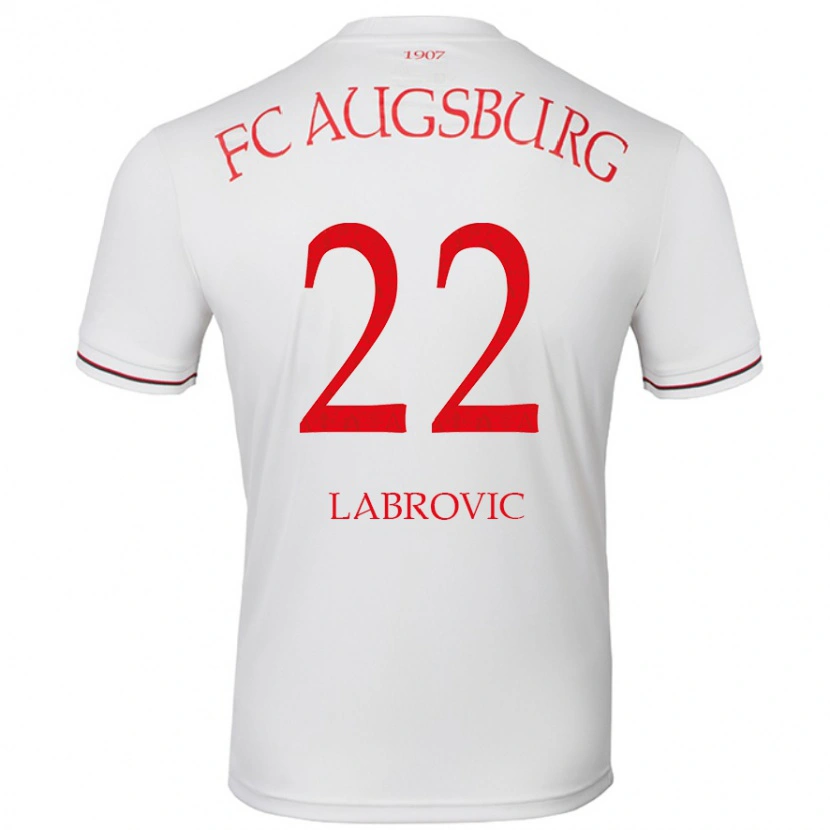 Danxen Heren Nediljko Labrovic #22 Wit Thuisshirt Thuistenue 2024/25 T-Shirt