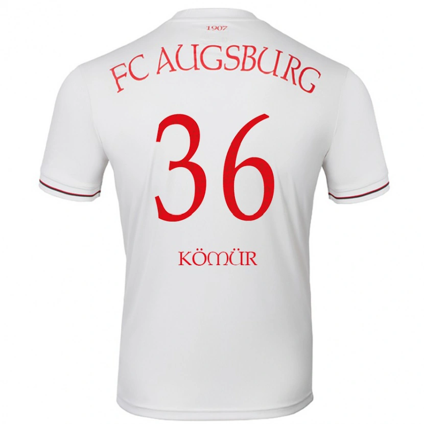 Danxen Heren Mert Kömür #36 Wit Thuisshirt Thuistenue 2024/25 T-Shirt