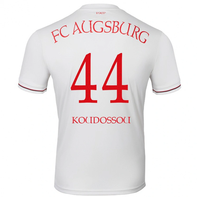 Danxen Heren Henri Koudossou #44 Wit Thuisshirt Thuistenue 2024/25 T-Shirt