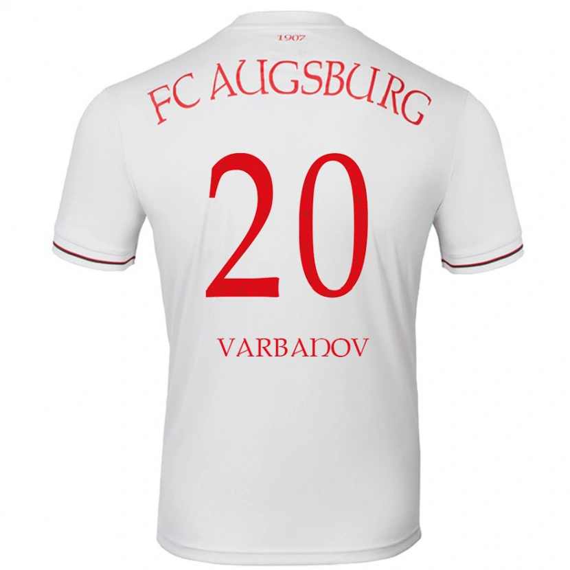 Danxen Heren Svetoslav Varbanov #20 Wit Thuisshirt Thuistenue 2024/25 T-Shirt