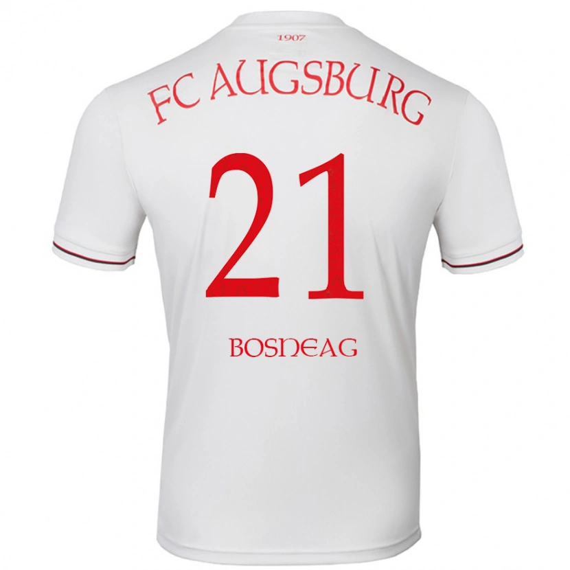 Danxen Heren Ioan Boșneag #21 Wit Thuisshirt Thuistenue 2024/25 T-Shirt